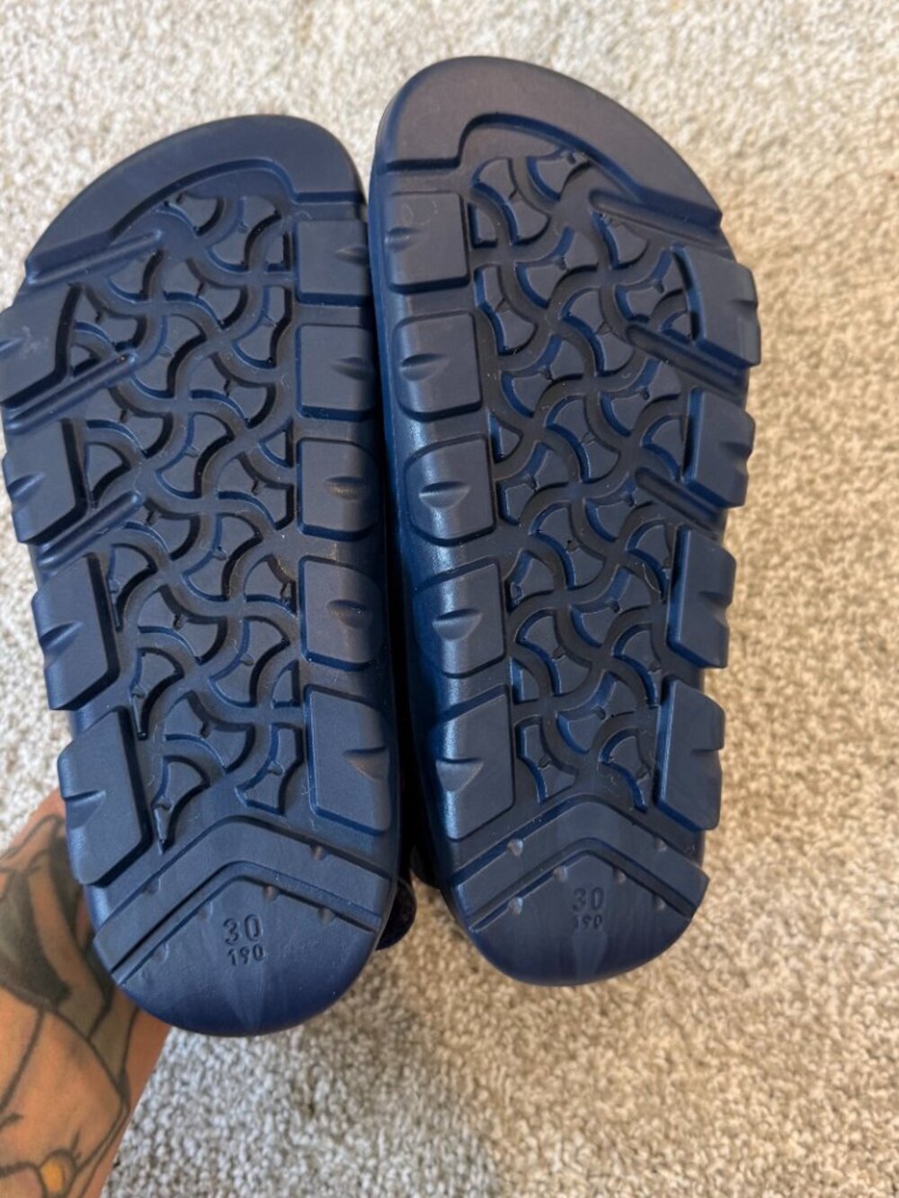 Birkenstock Kids Milano EVA Navy Waterproof Sandals EU 30 US Little Kid 12 - Picture 2 of 4